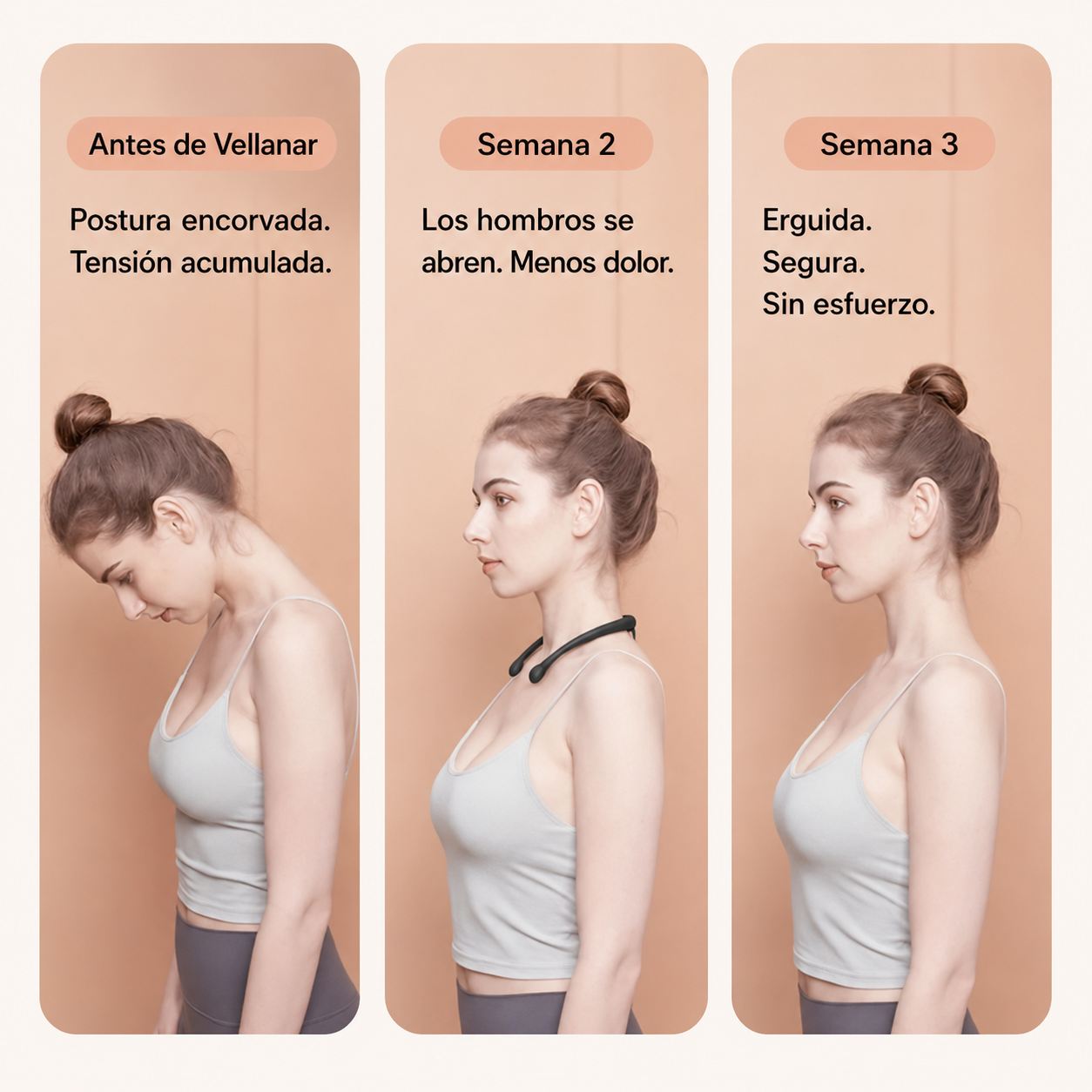 Corrector de postura inteligente Vellanar — vista 3